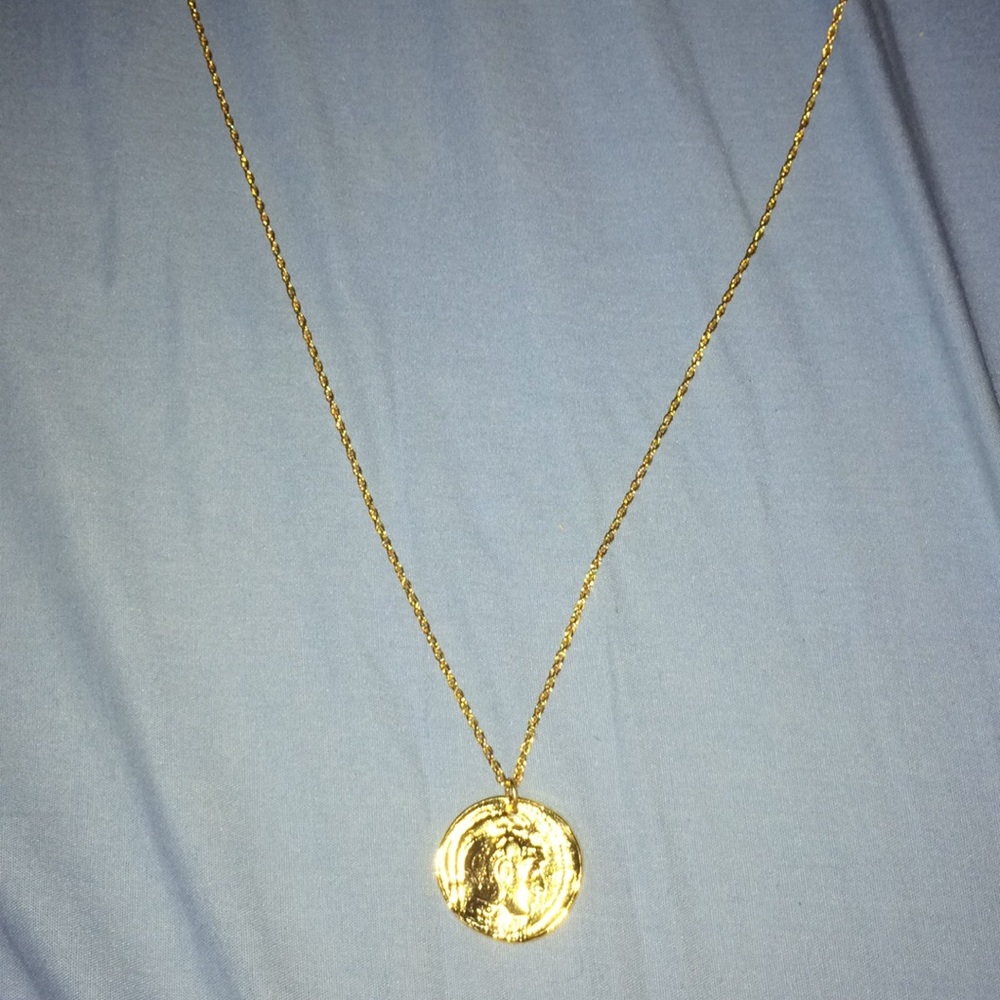 Urban Outfitters Athena Coin Pendant Necklace